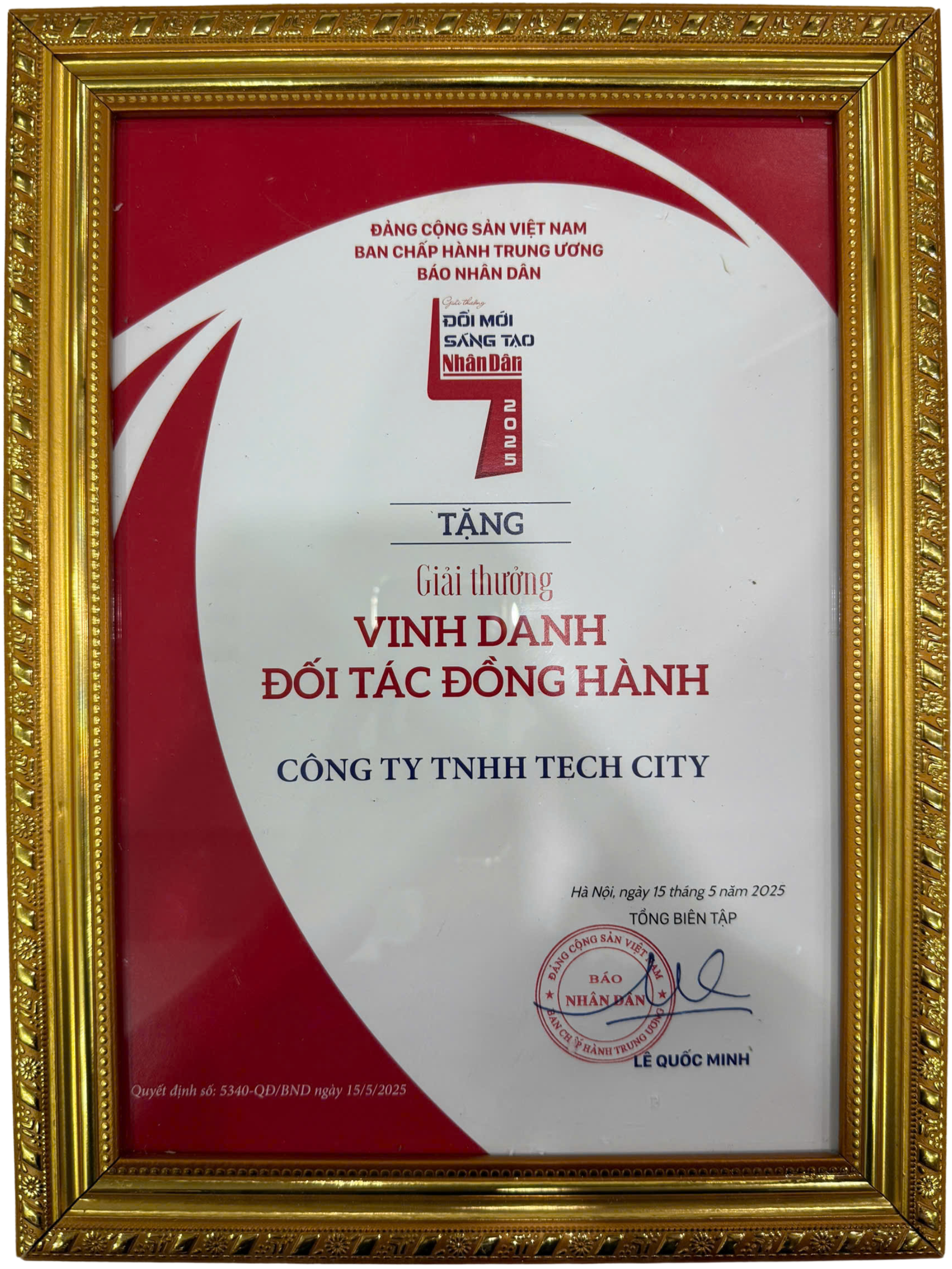 Giải thưởng Đổi mới Sáng tạo 2025 của Báo Nhân Dân
