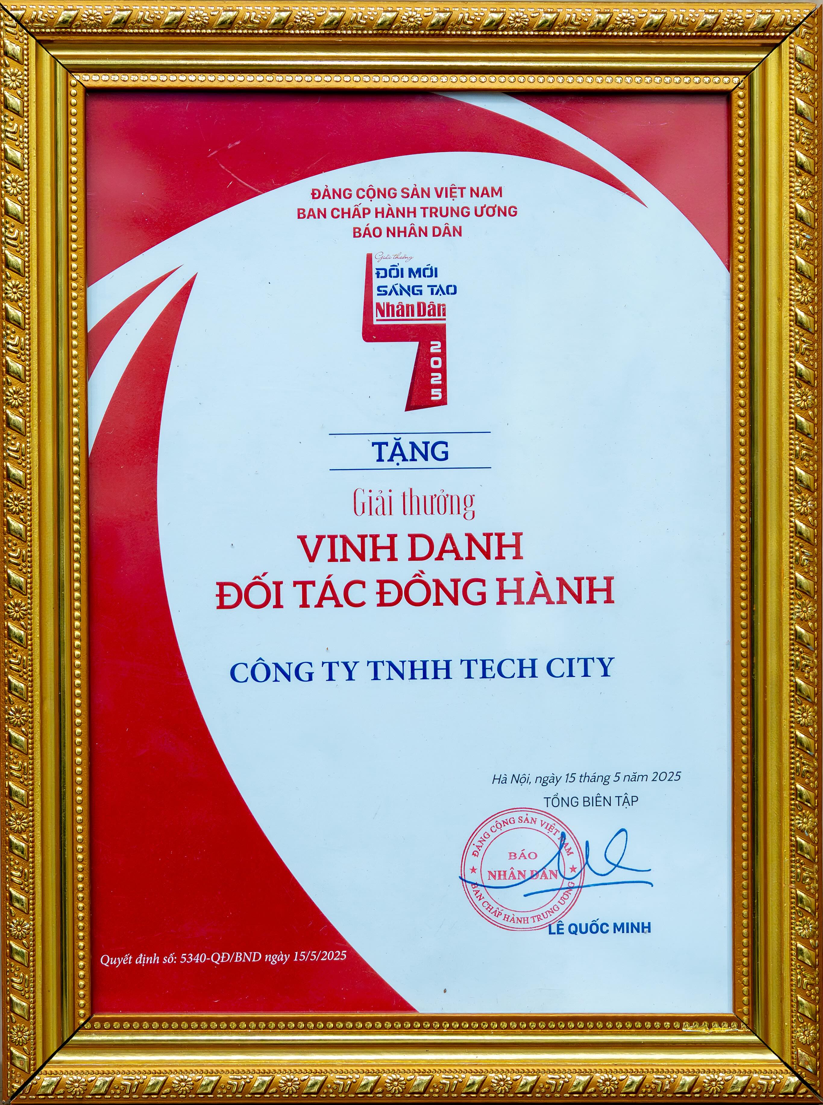 Giải thưởng Đổi mới Sáng tạo 2025 của Báo Nhân Dân